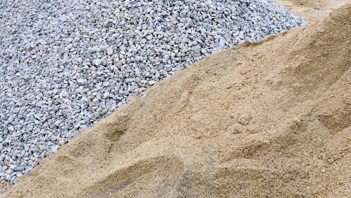 Texturas de areia e pedra